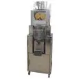 AUTOMATIC REFRIGERATED STAINLESS STEEL CITRUS FRUIT JUICER - Mod. FREEZER - REFRIGERATED CONTAINER +1/+8°C - CAPACITY: 20/25 juiced per minute - FRUIT VOLUME max Ø mm 80 - EC STANDARDS