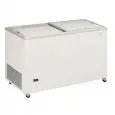 Chest freezer - Mod FRP 300 PSSL - Temperature -9°/-22°C - Static - Solid sliding doors - Gross capacity 304 L - Power 135 W - Dimensions L 106,3 x D 67 x H 89,5 cm