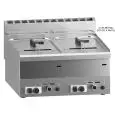 COUNTERTOP GAS FRYER - LINE M - MOD. 60/60FRG - N. 2 tanks 8L + 8L oil - Power 13.6kW - Dimensions: L 60 x D 60 x H 30 cm - CE approved