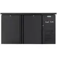 VENTILATED REFRIGERATED BAR COUNTER BACK BLACK +2+8°C H=840 - Model G-DC210