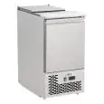 REFRIGERATED SALADETTE - STAINLESS STEEL AISI 304 - Mod. G-S400 - STATIC COOLING - GASTRONORM 1/1 (cm 53x32,5) - NO. 1 REFRIGERATED DOOR - TEMPERATURE RANGE +2°/+8°C - Dimensions cm L43,5 x D70 x h87 - CE APPROVED