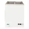 CHEST FREEZER - Mod. G-SD100S - Static cooling - Manual defrost - Temperature -18ºC - Capacity 97 L - External dimensions cm L 58 x D 52 x 81 h