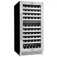 Refrigerated wine display ventilated with temperature from +5 to +12 °C and from +12 to +20 °C Forcar G-VI120D