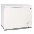 Chest freezer with solid lid model GELO 350 PS, temperature -18°C / -24°C, gross capacity 304 Lt, external dimensions 1035 x 750 x 880 mm.