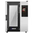 GAS CONVECTION AND STEAM COMBINATION OVEN WITH TOUCH SCREEN CONTROLS - Cod. GOURMET 10TG MASTER PRO - SUITABLE FOR GASTRONOMY - Capacity: n. 10 GN 1/1 (cm 32,5x53) baking trays - Power Kw 15 - SINGLE PHASE 230 V 50/60 Hz  - Max temperature: 270°C - Turbo-