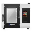 ELECTRIC CONVECTION AND STEAM OVEN WITH TOUCH SCREEN CONTROLS -  Cod. GOURMET 5TE MASTER PRO - SUITABLE FOR GASTRONOMY - Capacity:n. 5 GN 1/1 (cm 32,5x53) baking trays - Power Kw 5,5 - Electric power supply: 230/400 V 50/60 Hz - Max temperature: 300°C - E