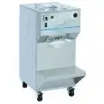 VERTICAL BATCH FREEZER FOR ICE CREAM - MOD. MANT GI6 - AIR/WATER-COOLED CONDENSER - CAPACITY Kg 8/12 - PRODUCTION PER HOUR Kg 60 - THREE PHASE V 400/50Hz - POWER Kw 4,5 - DIMENSIONS Cm 53x85x118 - EC STANDARDS