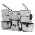 GRATER - MOD. GRAGD1 - DOUBLE GRATER - SUPPLY V 230/50Hz SINGLE PHASE - POWER Kw 0,75 (1,0 Hp) - PRODUCTION PER HOUR Kg 70 x2 - DIMENSIONS cm 22 X 54 X 38 - CE STANDARDS