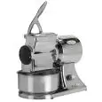 GRATER - MOD. GRAGS3 - SUPPLY V 230/400/50Hz THREE PHASE - POWER Kw 0,75 (1,0 Hp) - PRODUCTION PER HOUR Kg 70 - DIMENSIONS cm 22 X 38 X 38 - CE STANDARDS