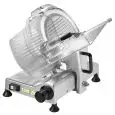 GRAVITY SLICER - Mod HBS250 - Stainless steel blade ø 250 - Cutting capacity mm L 140 x D 155 - Fixed blade sharpener - Single-phase power supply 230V/1/50Hz