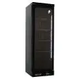REFRIGERATED DISPLAY CABINET FOR WINE - Mod ILOOC 40 Y - Ventilated - Temperature °C +4/+18 - 1 glass door - Structure in black pre-painted sheet metal - Gross capacity of 382 liters - Net capacity of 342 liters - Power of 230 W - Single-phase power suppl