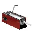 LOW-COST PAINTED MANUAL MEAT STUFFER mod LT5V - 5 Litres horizontal - 2 speeds   - EC standards