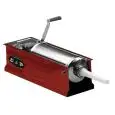 LOW-COST PAINTED MANUAL MEAT STUFFER mod LT8V - 8 Litres horizontal - 2 speeds  - EC standards
