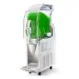ELECTRONIC SLUSH MACHINE - MOD. IP1 Elettronica - N. 1 TANKS - N. 1 COMPRESSOR - CAPACITY  LT 11 - Dimensions Cm. L 20 x D 58 x h 87 - EC STANDARDS