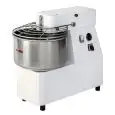 FIXED HEAD SPIRAL MIXER - Mod. MDOE 10 - Single phase 230V - Bowl capacity 10 L - Dough capacity 8 kg - Power  0,37 kW - CE approved