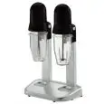 Milk shaker - Mod FANO SASSONIA VV - With variable speed drive - 2 cups in tritan lt 0,55 x 2 - Power supply 230V single phase - Power W 100 + 100 - Dimensions cm L 30 X D 19,5 X h 48,5