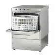 GRADE AISI 304 18/10 STAINLESS STEEL GLASSWASHER - MOD. J 36 - MAX HEIGHT CLEARANCE cm 18 - ROUND RACK diameter cm 36 - CYCLE 120" - Total dimensions cm 42,5x45,5x60,6