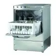 GRADE AISI 304 18/10 STAINLESS STEEL GLASSWASHER - MOD. J A35 - MAX HEIGHT CLEARANCE cm 25 - SQUARE RACK cm 35 x 35 - CYCLE 120" - Total dimensions cm 42,5x45,5x66,6