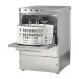 GRADE AISI 304 18/10 STAINLESS STEEL GLASSWASHER - MOD. J A36 - MAX HEIGHT CLEARANCE cm 25 - ROUND RACK diameter cm 36 - CYCLE 120" - Total dimensions cm 42,5x45,5x66,6