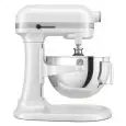 KITCHENAID PLANETARY MIXER - Mod K55W Heavy Duty White - Metal Structure - 1 Bowl lt 5,2 - Power 375 W - Single-phase Power Supply 220-240V - Dimensions cm L 28,7 x D 37,1 x H 41,9