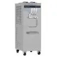 FLOOR-STANDING SOFT SERVE ICE CREAM MACHINE - MOD. GESO KE3G - CAPACITY lt 2 x 16 - AIR/WATER-COOLED CONDENSER - THREE PHASE V 400/50Hz - POWER Kw 4,1 - DIMENSIONS Cm 53x67/77x144 - EC STANDARDS