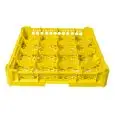 CLASSICAL RACK, 16 SQUARE GLASS COMPARTMENTS - MOD. KIT1/4X4 - RACK DIMENSIONS cm L 50 X D 50 - INTERNAL COMPARTMENT DIMENSIONS cm L 11,3 X D 11,3 - GLASS HEIGHT cm 0 - 6,5 - EC STANDARDS
