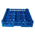 CLASSICAL RACK, 25 SQUARE GLASS COMPARTMENTS - MOD. KIT1/5X5 - RACK DIMENSIONS cm L 50 X D 50 - INTERNAL COMPARTMENT DIMENSIONS cm L 8,8 X D 8,8 - GLASS HEIGHT cm 0 - 6,5 - EC STANDARDS