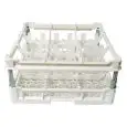 CLASSICAL RACK, 9 SQUARE GLASS COMPARTMENTS - MOD. KIT3/3X3 - RACK DIMENSIONS cm L 50 X D 50 - INTERNAL COMPARTMENT DIMENSIONS cm L 14,6 X D 14,6 - GLASS HEIGHT cm 12 - 24 - EC STANDARDS