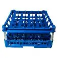CLASSICAL RACK, 25 SQUARE GLASS COMPARTMENTS - MOD. KIT3/5X5 - RACK DIMENSIONS cm L 50 X D 50 - INTERNAL COMPARTMENT DIMENSIONS cm L 8,8 X D 8,8 - GLASS HEIGHT cm 12 - 24 - EC STANDARDS