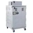 FRONT-LOADING INSULATED FOOD BOX - MOD. KOALA 370 RUOTE - STATIC COOLING UNIT - PLUGS INTO CAR CIGARETTE LIGHTER - SUITABLE FOR THE TRANSPORT OF FOOD OR NON-FOOD PRODUCTS, PRESERVED CHILLED OR AT ROOM TEMPERATURE - CAPACITY 370L - DIMENSIONS L 80 x D 84 x