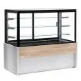 NEUTRAL DISPLAY CASE (WITHOUT GROUP AND WITHOUT EVAPORATOR) - DRY PASTRIES - MOD. KRISTALL_NE - GLASS STRUCTURE - LED LIGHTING