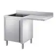 Sink unit n.1 basin - with n.1 over dishwasher drainboard - with understorage