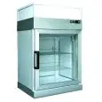 REFRIGERATED COUNTERTOP DISPLAY CABINET - MOD. TEK/93 - EXTERNAL STRUCTURE IN OXIDIZED ALUMINIUM - LOW EMISSIVITY GLASS - TEMP. °C -5/+10 - SINGLE-PHASE POWER SUPPLY - POWER W 300 - VENTILATED REFRIGERATION - REFRIGERANT GAS R507 - AUTOMATIC DEFROSTING