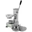 MANUAL TWIN HAMBURGER PRESS - MOD. PRAM15 - MOUDL DIMENSIONS Ø cm 10 and 13 - DIM. Cm L 19 x D 30 x H 28 - CE STANDARDS