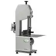 BONE BANDSAW - MOD. SEOSA18T - ANODIZED ALUMINIUM STRUCTURE - CUTTING HEIGHT cm 32 - SUPPLY V 230/400/50Hz THREE PHASE - POWER Kw 0,75 (1,0 Hp) - DIMENSIONS Cm 42 x 53 x 91 - CE STANDARDS