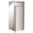 Upright freezer - Stainless steel AISI 201 - Mod M-GN650BT-FC - Gastronorm 2/1 (65 x 53 cm) - Ventilated - 1 door - Gross capacity 650 liters - Temperature -18° / -22°C - Dimensions cm L 74 x D 83 x 201 H
