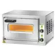 ELECTRIC PIZZA OVEN - Mod MICROV22C - 1 chamber - Firebrick oven base - Chamber dimensions cm L 40,5 x D 40,5 x H 22 - N pizzas 1 (Ø cm 33) - Power 2,2 kW - Single-phase