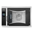 CONVECTION AND STEAM GAS OVEN WITH TOUCH SCREEN PANEL WITH ICONS - Code MISTRAL 6TTR M14 VISION - SUITABLE FOR BAKERY AND PASTRY - VENTILATED - Tray oven capacity n. 6 cm 60 x 40 or 66 x 46 - Power kcal/h 8.600 - AUTOMATIC WASHING - Dim.100 x 99 x h 69,5 