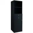 Waiter's station - Mod ML5050 - Structure and panels in laminate - 1 door - 2 drawers - Dimensions cm L 45 x D 49 x 144 H