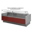 Refrigerated serve-over counter - Mod MR 9.5 VD - Ventilated - Temperature from +2 to +5°C - Exhibition surface depth: 90 cm