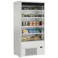 MULTIDECK CHILLER - MOD MURALES 10 W - IDEAL FOR DISPLAYING BEVERAGES, DAIRY PRODUCTS, PREPACKAGED ITEMS - CAPACITY 657 LITERS - TEMPERATURE 0°/+4°C - VENTILATED - DIMENSIONS cm L 98,5 x D 64 x H 198,5 - CE STANDARD