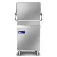 COMMERCIAL AISI 304 STAINLESS STEEL MECHANICAL DISHWASHER - Mod. PG 1000 GEM - THREE PHASE - MAX HEIGHT CLEARANCE 43 cm - SQUARE RACK 50 x 50 cm - CYCLE 120/180" - RINSE AID DISPENSER - Dimensions L 65,5 x D 78,5 x h 148 cm