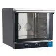 ELECTRIC CONVECTION OVEN - SUITABLE FOR GASTRONOMY - MOD. K 4 MEC GN - BOTTOM-HINGED DOOR - SINGLE PHASE SUPPLY 230V/1/50Hz - POWER kW 3,35 - CAPACITY N. 4 TRAYS/RACKS GN 1/1 cm 53 x 32,5 - DIMENSIONS Cm L 68,6 x D 66 X h 58