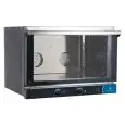 ELECTRIC CONVECTION OVEN - SUITABLE FOR PASTRY AND BAKERY - MOD. K 3 MEC PS - BOTTOM-HINGED DOOR - SINGLE PHASE SUPPLY 230V/1/50Hz - POWER kW 3,35 - CAPACITY N. 3 TRAYS/RACKS cm 60 x 40 - DIMENSIONS Cm L 77,5 x D 70 X h 56