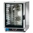 ELECTRIC CONVECTION OVEN - SUITABLE FOR GASTRONOMY AND PASTRY - MOD. FED 10 DIG - DIGITAL CONTROL - DIRECT STEAM - 9 COOKING PROGRAMMES - THREE PHASE SUPPLY 400V/3/50Hz - POWER KW 12,7 - CAPACITY: 10 X (GN 1/1 ; 60X40) - DIMENSIONS Cm L 84 x D 91 X h 115