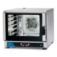 ELECTRIC CONVECTION OVEN - SUITABLE FOR GASTRONOMY AND PASTRY - MOD. FED 5 DIG - DIGITAL CONTROL - DIRECT STEAM - 9 COOKING PROGRAMMES - THREE PHASE SUPPLY 400V/3/50Hz - POWER KW 6,45 - CAPACITY: 5 X (GN 1/1 ; 60X40) - DIMENSIONS Cm L 84 x D 91 X h 75