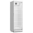 Ventilated refrigerated display for beverages model NORA 360, 388 lt capacity and +1°C/+10°C temperature.