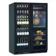 Refrigerated display cabinet for wine, cured meats and cheeses with capacity Lt 880 and temperature range +0 to +10 °C and (2x) 0 to +20 °C Klimaitalia NORCIA 300 V