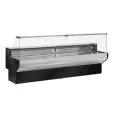 Refrigerated food counter - Mod PATAGONIA - Static with refrigerated reserve cabinet - Temperature °C +4/+6 - Display surface depth: 64 cm