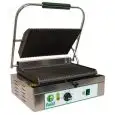 CAST IRON CONTACT GRILL - ELECTRIC - Mod. PE 35RN - single GROOVED grill - Cooking surface: cm 34x23 - Power 2200 W - 230V single phase 50-60 Hz - CE APPROVED